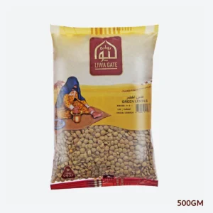 GREEN LENTILS 500GM