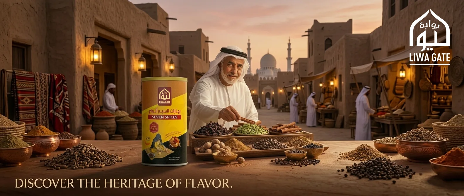 Seven Spices Canister Showcase